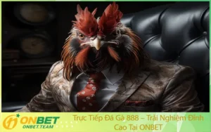 Trực Tiếp Đá Gà 888 – Trải Nghiệm Đỉnh Cao Tại ONBET